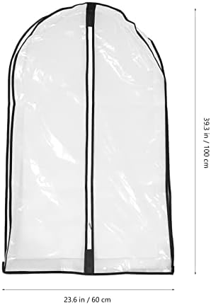 Анголски Патни Торби за Облека 2 парчиња Висечки Торби За Облека Облека Торба За Покривање Патнички Капут Заштитник За Складирање Проѕирен