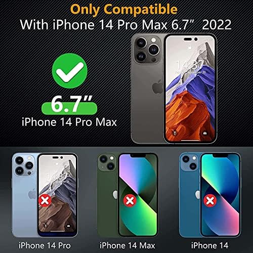 COEPMG Имитација На Кожа Вертикална Флип Телефонска Кутија, За apple iPhone 14 Pro Max Случај 2022 Отпорен На Удари Фолио Капак