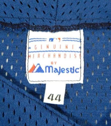 1993-96 Калифорнија Ангели 7 Игра користена практика за капење со сини Jerseyерси 44 DP21433 - Игра користена МЛБ дресови