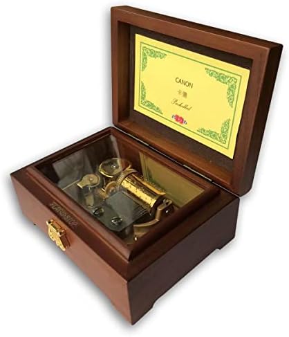 Binkegg Play [Memory] 30 белешка од орев од висока класа дрвена музичка кутија со музичко движење „Санкио“