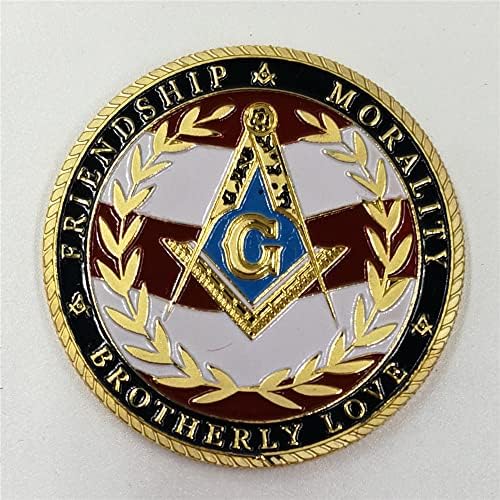 Американската Армија Масон Значка Медалјон Братство Пријателство Комеморативна Монета Армија Фан Монета Колекција