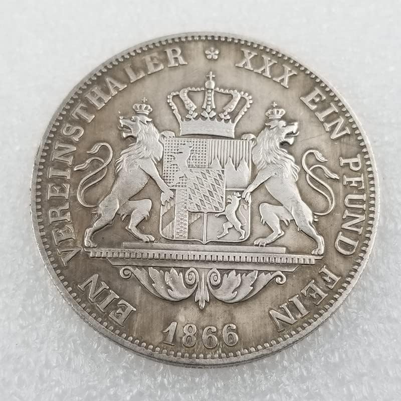 Антички занаети 1866 германска комеморативна монета сребрена долар колекција