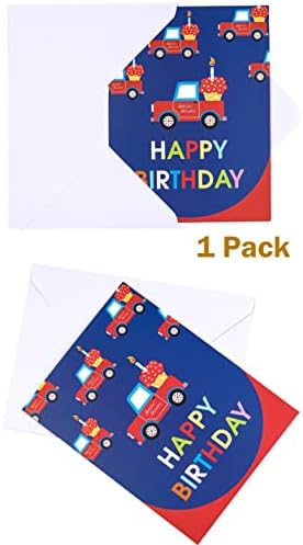 ЗАВИТКАН 13 Голема Торба За Подароци Со Картичка И Ткивна Хартија-Дизајн На Автомобил Среќен Роденден