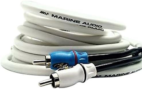 Stinger SMRCA6 2 Канал 19 -Фут водоотпорен кабел за интерконекција RCA, бел