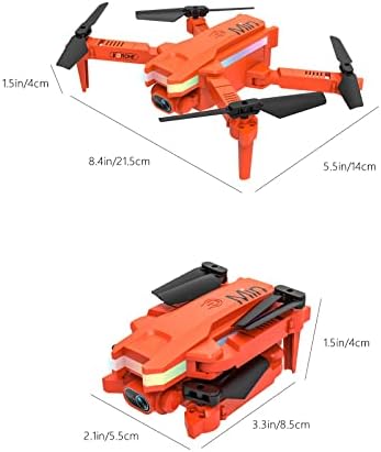 Xunion Mini Drone со Daul 4K HD FPV камера Далечински управувачки играчки Подароци за момчиња девојчиња со надморска височина Држи режим