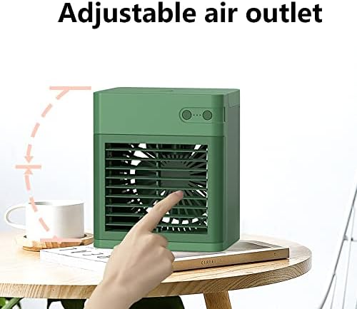 Quesheng Mini Air Laterimer Air Coluler Fan fan USB климатик 3 Gear Личен простор за ладење на воздухот за дома
