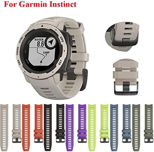 Брзо ослободување на силиконска лента за часовници за лента за замена на инстинкт Garmin Instact