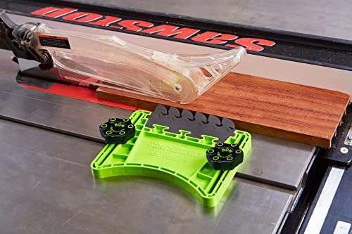 Bow Products FeatherPro Featherboard и Mini Pushpro Push Push Stick Пакет - Додатоци за обработка на дрво за табели со пили и маси за