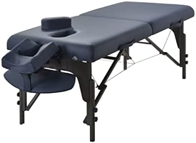 ZyHHDP Преносна маса за масажа, преклопен салон кревет со 7 см висока еластичност сунѓер прилагодливи кревети за кревети Висина, за бања за