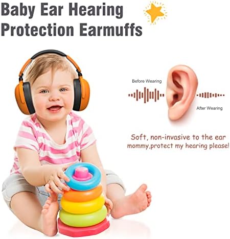 Слушалки за откажување на бучава Boaoboyo за деца, слушалки за бебиња со прилагодлива лента за глава, заштита на бебето, слушалки за откажување на бучава за бебиња