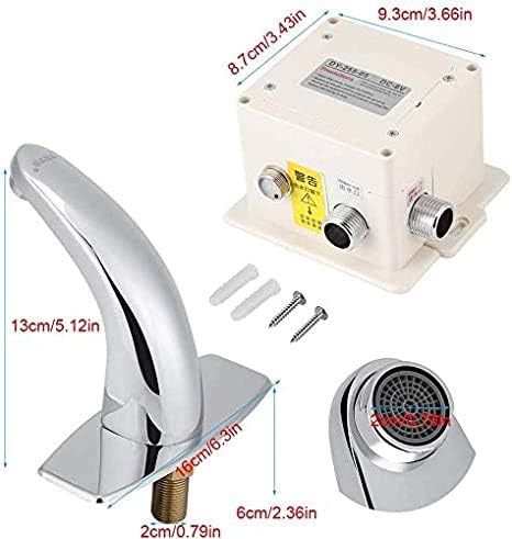 POMU палуба монтирање цврст месинг автоматски сензор за бања со мијалник со автоматски сензор хром када од када тапа од када од када полирани