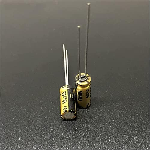 Комплет за кондензатор Ахлоки 10pcs 10uf 63v 5x11mm 63v10uf HIFI Аудио кондензатор на кондензатори на кондензатор