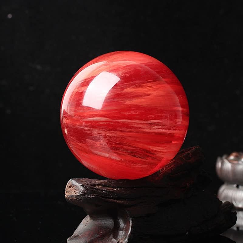 Qiankao Crystal Ball Red Crystal Ball Arnaments Fengshui топка орнаменти 水晶 鸿运球 红 水晶球 风水球 摆件 礼物 送礼