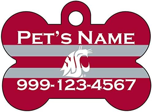 Вашингтон Стејт Пума Пет Ид Куче Таг | Официјално Лиценциран | Персонализиран За Вашето Домашно Милениче