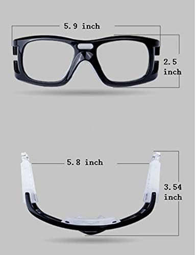 Очила за кошарка на Меколикс Спортски заштитнички анти-магла Безбедност на очила за мажи Младински фудбалски фудбалски рекетбол очила