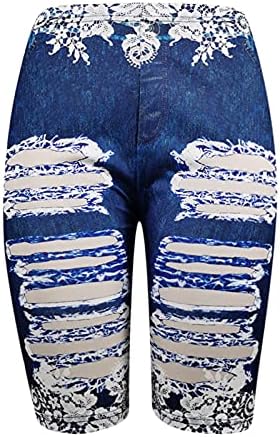 Sgasy Women Plus Plus Printed Printed Deletim Shorts Subfication Slaight Weigh Wearny Crepted Flyest