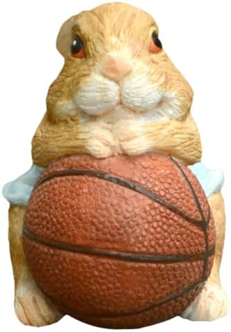 Колекција за збирка на фигури за фигури за спортски кошаркарски зајаци за колекција на полици за книги