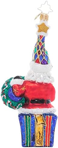 Кристофер Радко рачно изработено европско стакло Божиќно украсен украс, празничен народен Дедо Мраз