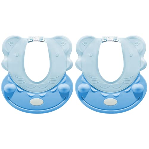 Детмомија Дете за дете Шампон 2 парчиња туш за туширање деца капачиња уши новороденчиња капаче безбедност силиконски капачиња миење