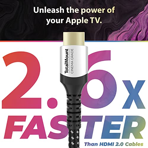 Вкупно кино Одделение-Позлатен HDMI Кабел За Apple TV-HD, 4K, 8K И 10k-Целосна КОМПАТИБИЛНОСТ НА APPLE TV