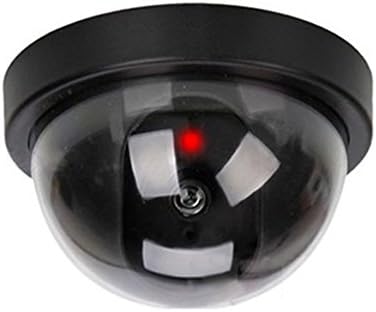 Houtby Black Dome симулираше лажна кукла за безбедност CCTV камера водоотпорен IR LED трепкање на црвено светло надзор на црвено