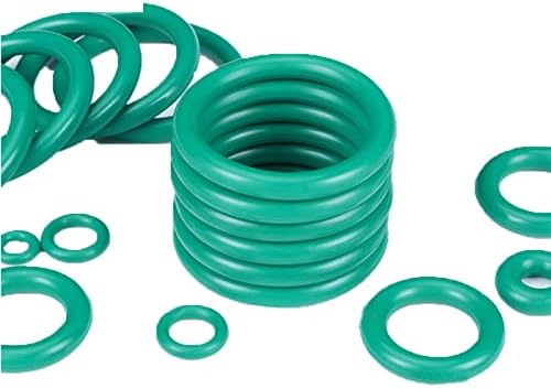 XLBH хардвер делови Зелен рамен силиконски прстен заптивка заптивка ОД 3 ~ 45мм водоотпорен гумен мијалник О-прстен Квалитет помине)