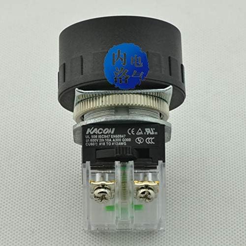 [SA] Kaikun Kacon 30mm Pushbutton Switch Пластичен заштитен круг K30-21G10-B40 само-ресетирање 1NO-10pcs/многу