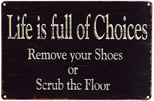 Liptorивотот на Липтор е полн со избори Извадете ги чевлите или чистете го подот за предупредување на вратата на вратата Гроздобер