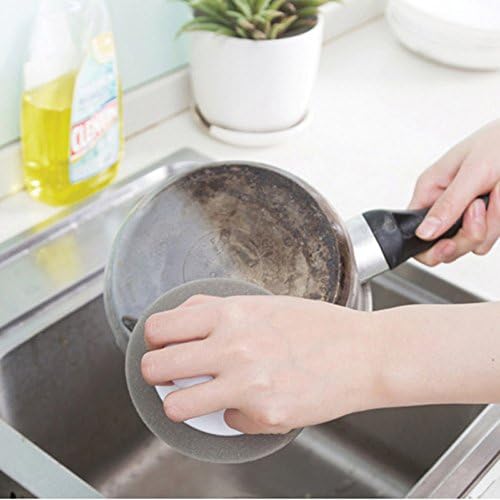 DBYLXMN DUSTER SPRAY четка за миење садови за миење сунѓер кујнски избришете ги едностраните алатки за чистење кујна ， трпезариска лента камшикувајте