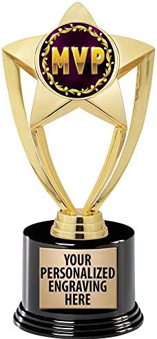 Круна Награди Мвп Трофеј, 8 Златна Ѕвезда Мвп Трофеи Со Луксузни Круг База
