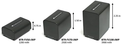 Батеријата Wasabi Power за Sony NP-FV70 и Sony DCR-SR15, SR21, SR68, SR88, SX15, SX21, SX44, SX45, SX63, SX65, SX83, SX85, FDR-OX100, HDR-CX105,