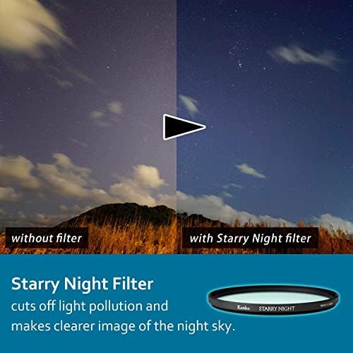 Кенко Ѕвезден Ноќен Филтер 52мм Филтер За Намалување На Загадувањето на Светлината За Астрономска И Ноќна Фотографија Со Поглед