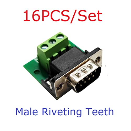 Eletechsup db9 до 3pin терминал RS232 конвертор адаптер заби за забивање на заби за маж за арудино uno mega plc