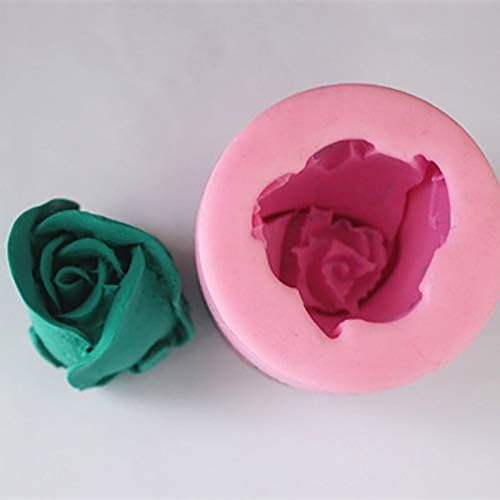 3Д розови цвеќиња силиконски калапи сапун свеќа за фендант калапи рачно изработени бонбони чоколадо ледени лека