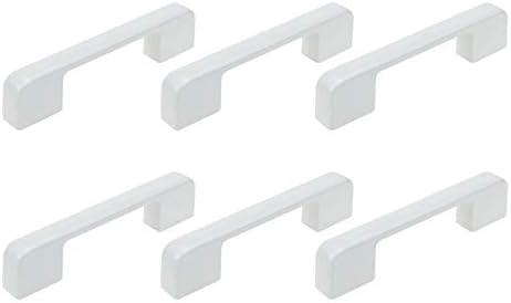 LC lictop модерна алуминиумска легура кабинет се справува со бела фиока декоративна рачка повлечете ја растојанието од 96мм дупка 6 парчиња