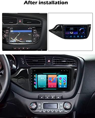 DVR+9 Carplay Глава ЕДИНИЦА GPS За Киа Ceed 2012- Андроид 11 Автомобил Стерео Андроид Авто Bluetooth Аудио Видео Плеер Екран