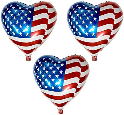 Млксон 4-ти јули Балони, Балони Со Американско Знаме, Патриотски Балони за 4-ти јули Декорации За Забави За Денот На Независноста