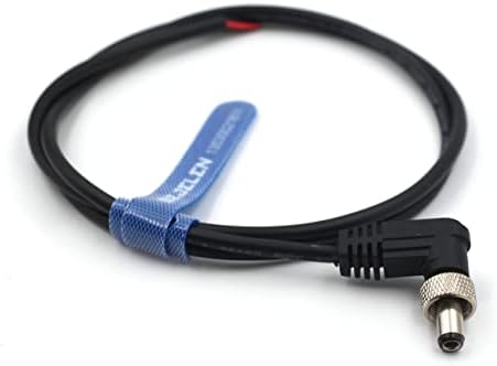 Szjelen десен агол DC2.5 * 5,5мм кабел за напојување, со заклучен DC2.5 полу-завршен кабел за заварување DIY 80см