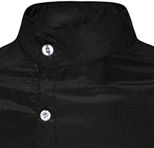Неправилна кошула за фустани со кратки ракави на маифу-ГЈ, ретро-врзана јака, кошули со кошули тенок деловна забава средновековна кошула