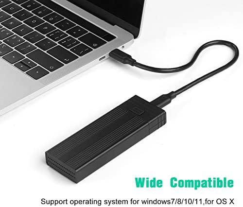 GOWENIC USB C Ssd Комплет, Добра Дисипација На Топлина 10Gbps M. 2 Nvme Тип C SSD Центар Куќиште За Мобилен Телефон Таблети