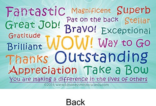 Вие Сте Одлични Картички-Благодарници За Учениците, Наставниците, Работодавачите, Пријателите , Соработниците, Семејството