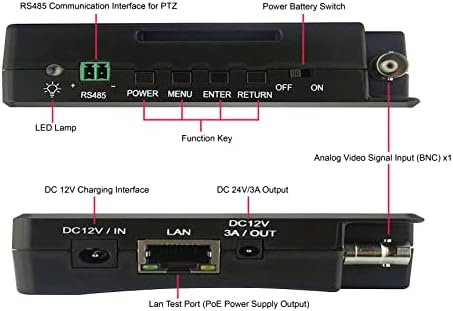 101AV IPS Security Chame Chaster Camero Chager CCTV 4 ”5in1 Test Monitor IP CAM, стандардна аналогна камера и HD TVI/AHD/CVI камера до 8MP