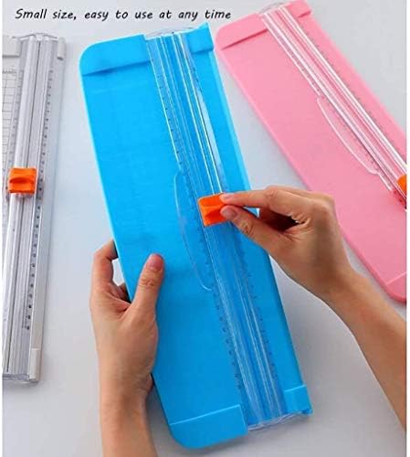 Esmya Cutter Paper Rotary Trimmer Paper Cutter, преносен прирачник за сечење хартија, нож за нож со нож со фото A4, Артефакт за детски студио