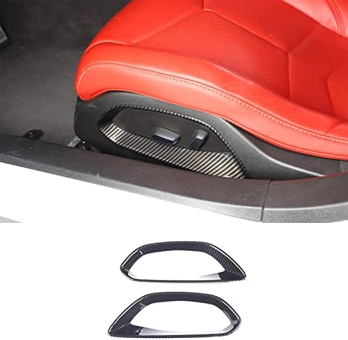 Покривање на таблата на копчето за прилагодување на седиштето за прилагодување на таблата за Chevrolet Corvette C8 Stingray 2020-2023,