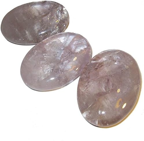 Аметист полиран камен 04 Врвен квалитет на чиста виолетова пурпурна кристална лекување духовен скапоцен камен 2.8 “