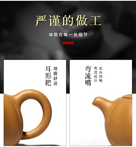 Yixing Purple Clay Pot рачно изработена руда Дахонгпао чајник познат чај од кунг фу, поставен мал капацитет сингл