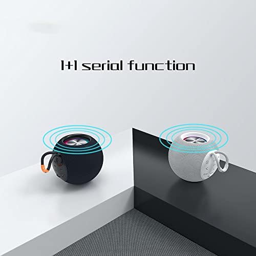 Преносен Bluetooth звучник, IPX6 водоотпорен Bluetooth звучник, безжични звучници со Bluetooth вградено FM радио за дома, на отворено