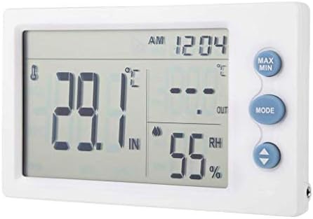 SawQF Дигитален хигрометар во затворен термометар, редок мерач на влажност на температурата во собата на екранот