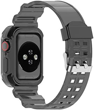 Chofit компатибилен со лентите на Apple Watch 38mm/40mm/41mm 42mm/44mm/45mm, ленти за замена на силикони за замена со Bumper Case