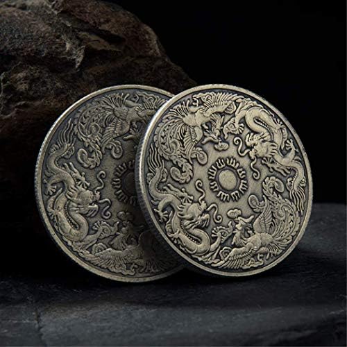 Kocreat Dragon and Phoenix Bronze Coin Eaves Poils Antique Coin Replica-liberty Lucky Morgan Coin Freedom Hobo Coin Coin Coin Challent